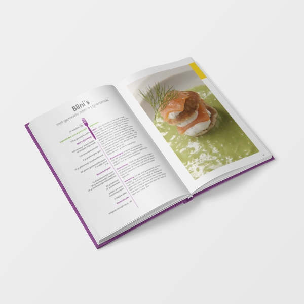vormgeven kookboek