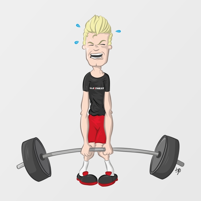 fitness illustratie