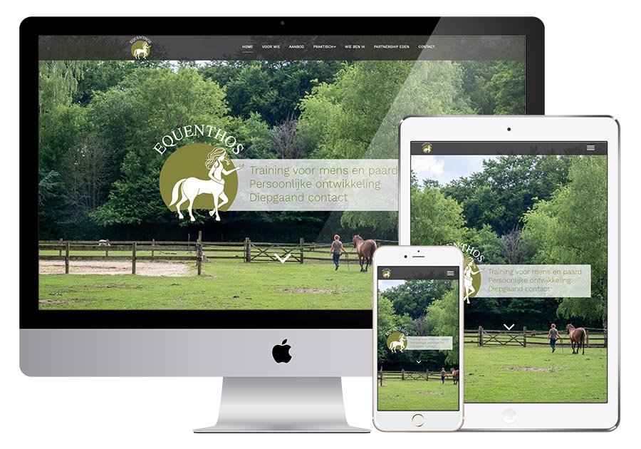 website laten maken paarden webdesign